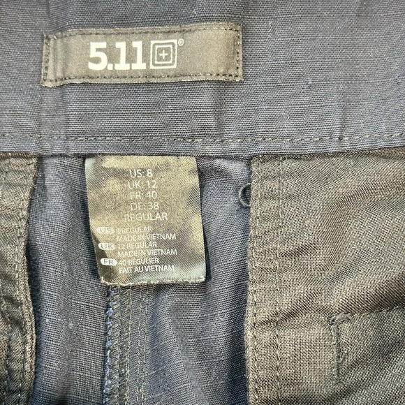 NWT 8x29 5.11 TACTICAL WOMENS TACTICAL TDU CARGO PANTS DARK NAVY 8 REGULAR - Picture 4 of 4